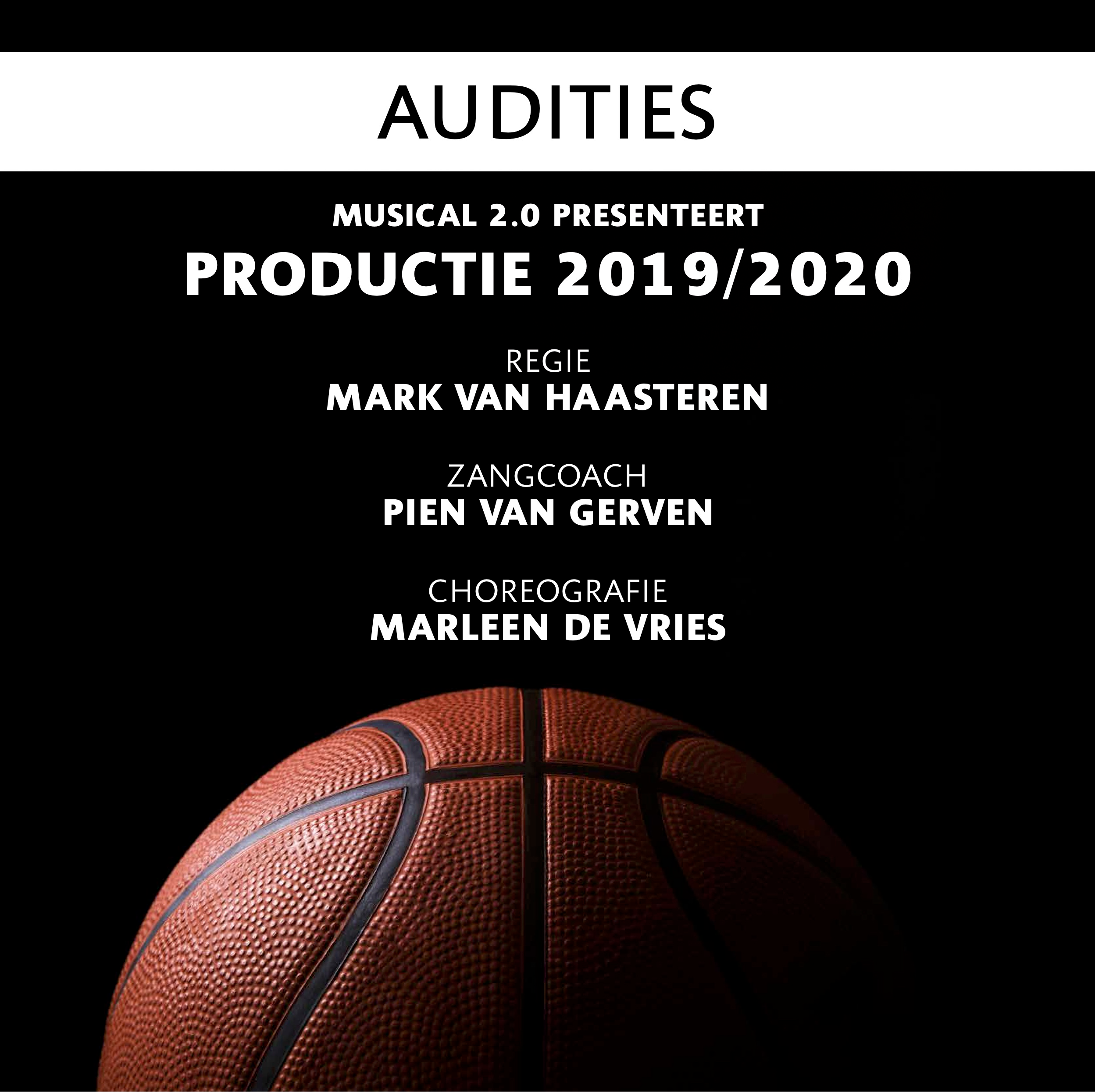 Audities - Musical 2.0 Topklas 19/20