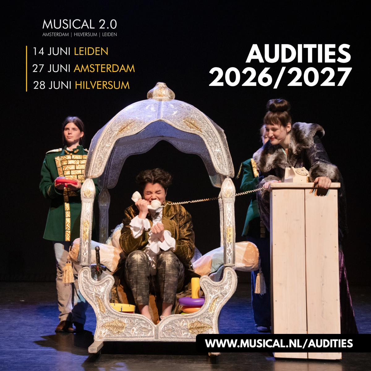 Nieuwe producties 2026-2027 - Musical 2.0